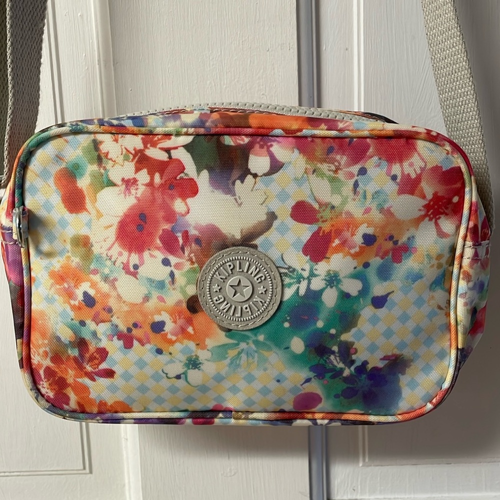 Kipling Floral Crossbody Handbag
